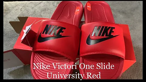 Nike Victori One Slide - University Red - Quick Unboxing
