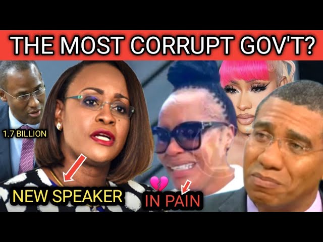 Juliet Holness is Now House Speaker Corrupt!! 1.7 Billion! Medikk Mom Breaks Down in Tear's😭 class=