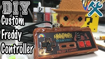 DIY Freddy themed NES controller | Nightmare on Elm Street Nintendo