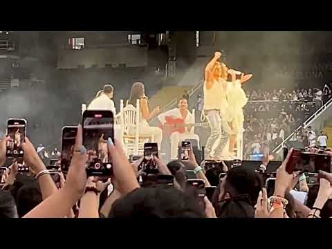 David Bisbal al concert de Lola Índigo a l'Estadi Olímpic Lluís Companys