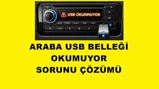 Oto Teyp USB 'yi Okumuyor Çözümü | USB Bellek Arabada Çalışmıyor Çözümü | Araba Flash Bellek Hatası