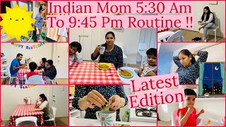 Indian Mom 530Am To 945Pm Productivereal Busy Morning To Night Routineindian Mom Daily Routines