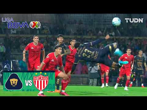 ¡ESPECTACULAR CHILENA! | Pumas vs Necaxa | Liga MX - Jornada 5 Apertura 2026 | TUDN
