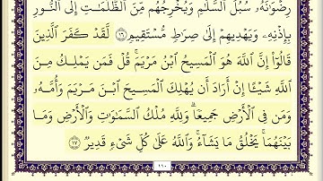 صلاح الهاشم سورة المائدة كاملة ومكتوبة HD