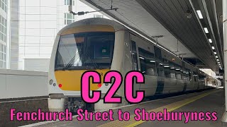 C2C (Fenchurch Street to Shoeburyness)  DRIVERS EYE VIEW [Part 1/2]