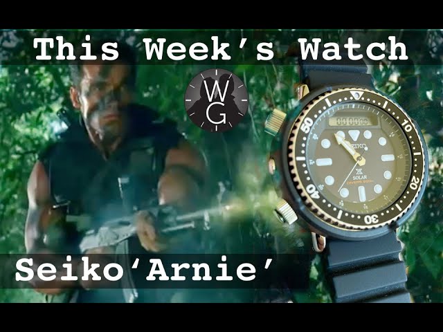 Seiko SNJ025 - the Solar Arnie. STICK AROUND! This Week's Watch - |   - YouTube