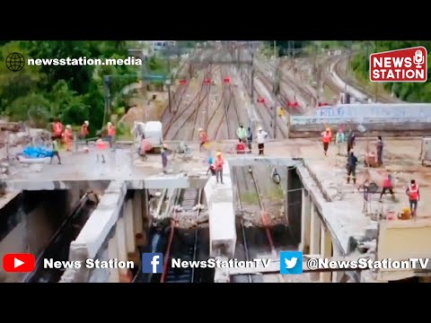 Indian Railways executes demolition of 1933 built Elephant Gate Bridge in Chennai | News Station