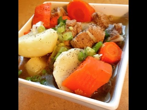 Vietnamese pork ribs carrots &potato soup