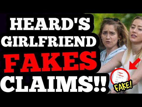 Amber Heard’s girlfriend WRECKS  HERSELF as she FAKES "PROOF" and GETS CAUGHT!