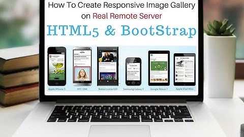 HTML5 Responsive Image Gallery On Real Server (bootstrap v3.3.7)