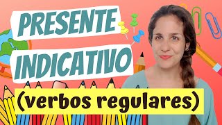 PRESENTE de INDICATIVO español (Conjugación y Morfología Verbos Regulares) 🇪🇸