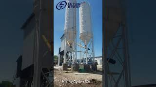 LUTON Concrete Batching Plant In Tajikistan #concretemachinery #concretebatchingplant