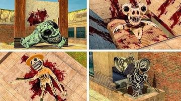 NEW ZOONOMALY SIREN HEAD AND ALL MONSTER FAMILY TORTURE!! (Garry