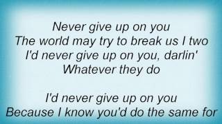 Ron Sexsmith - Never Give Up Lyrics