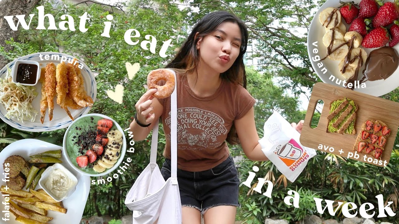 what i eat in a week in college 🥗 *realistic + easy meals*