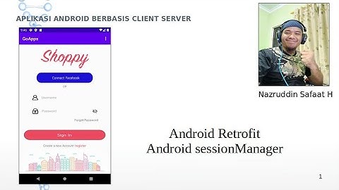 Membuat Aplikasi Android dengan Database mysql menggunakan Retrofit bagian II