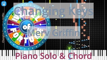 🎹Changing Keys, Solo & Chord, Merv Griffin, Synthesia Piano
