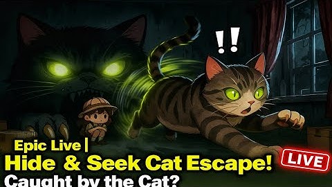 Hide and Seek Cat Live #catgame #hide&seekcat