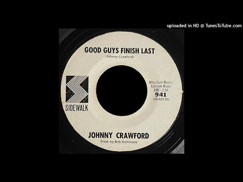 Johnny Crawford - Good Guys Finish Last - Sidewalk 45 (Pop)