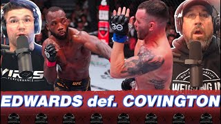 REACTING to Leon Edwards vs Colby Covington | WEIGHNG IN CLIPS