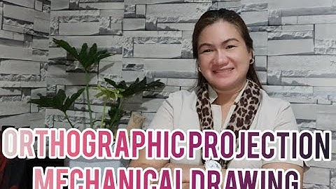 Mechanical Drawing In Orthographic Projection