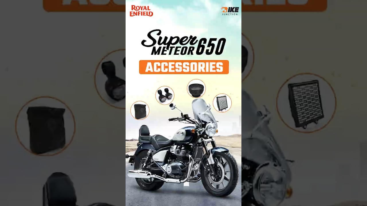 Royal Enfield Super Meteor 650 Top Model: Official Accessories