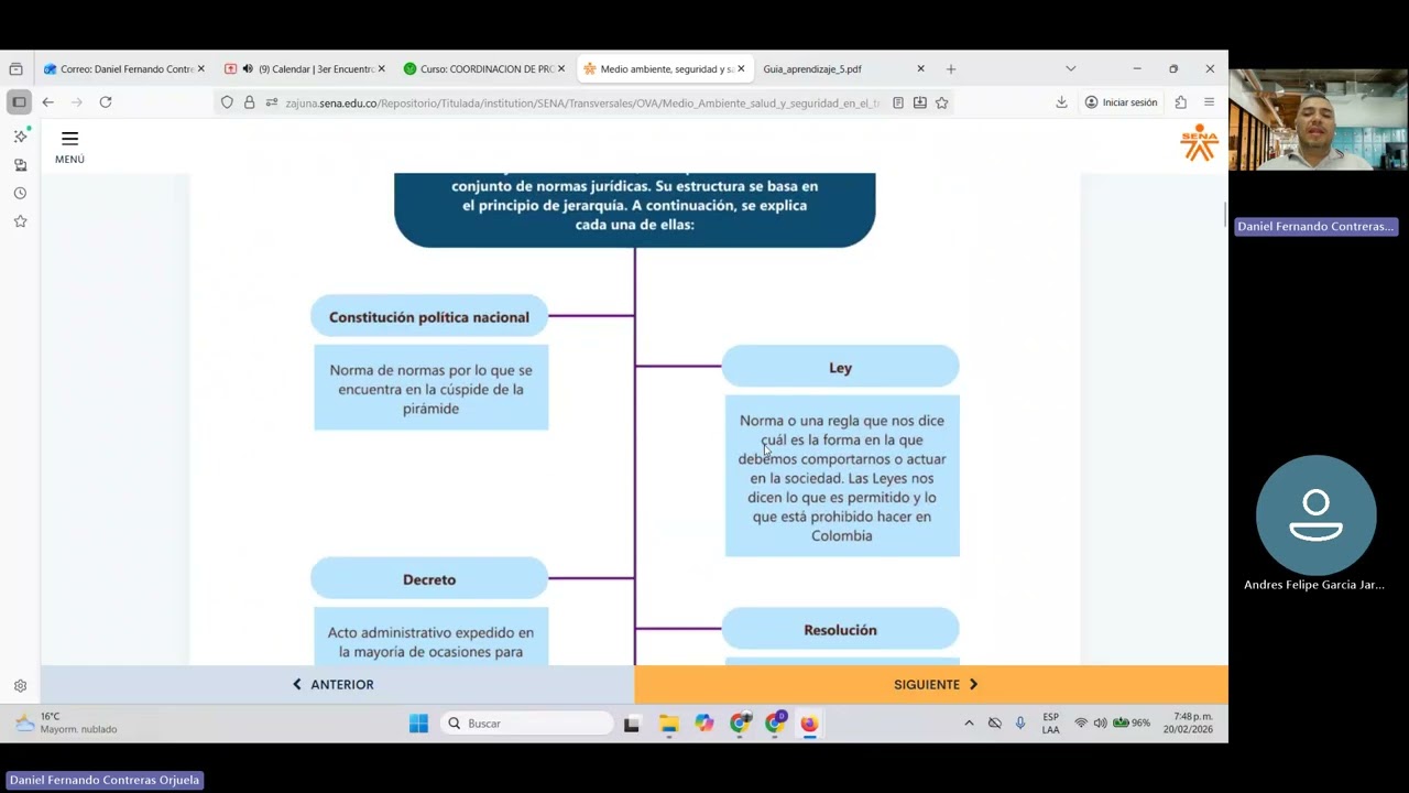 3er Encuentro sincrónico Transversal Protección Ambiental, Seguridad y Salud en el Trabajo