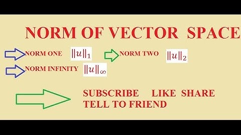 INNER PRODUCT SPACE OF LINEAR NORM OF VECTOR  SPACE , FIND NORM ONE, NORM TWO AND NORM INFINITY