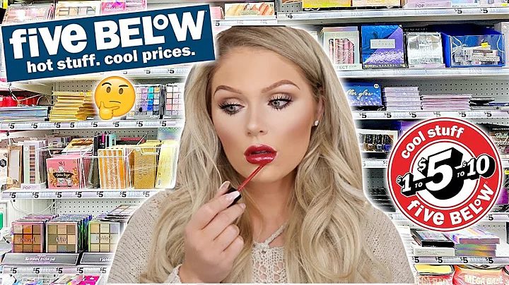 FULL FACE OF FIVE BELOW MAKEUP TESTED | KELLY STRACK