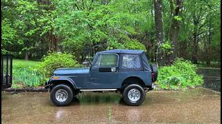 1985 Jeep CJ7: Installing Soft Top