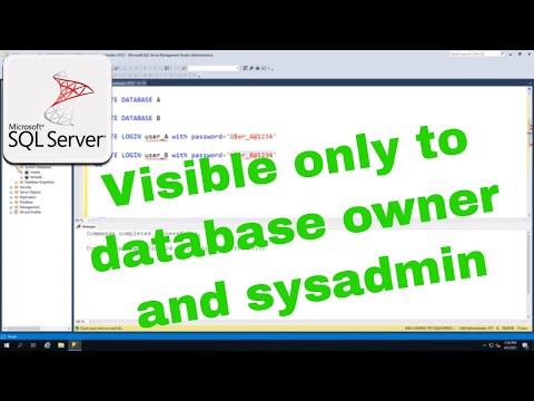 SQL Database Visibility