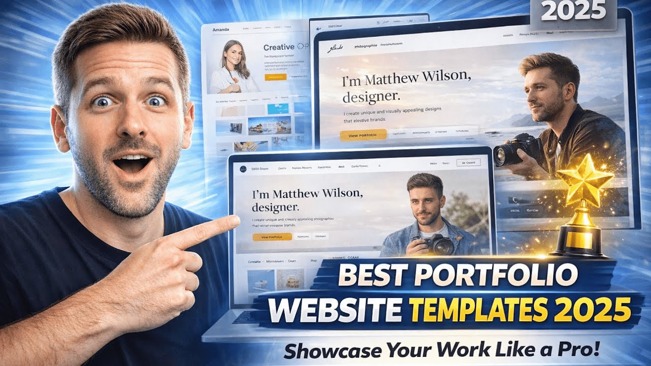 Best Portfolio Website Templates 2025 — Showcase Your Work Like a Pro ...