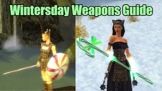 Wintersday Weapons Guide Guild Wars | Wintergreen Weapons - Candy Cane - Gingerbread 2020 Wintersday Weapons Guide Guild Wars | Wintergreen Weapons - Candy Cane - Gingerbread 2020