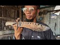 Super rusty bowie knife restoration  learn how to restore a rusty knife