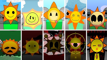 Incredibox - Sprunki but ONLY MR SUN in ALL Different Mods | Part 2