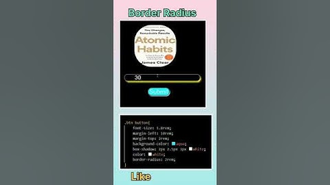 Border Radius Effect Using CSS and Javascript #shortvideo #short
