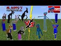 Huggy Wuggy Poppy Play Time VS Mr. Hopp's Playhouse 2 (PLAY TIME'S OVER!) Minecraft PE