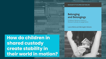 How do children in shared custody create stability in their world in motion?