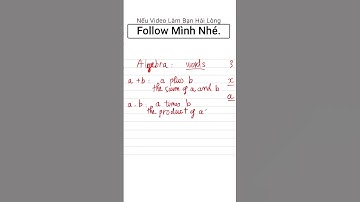 Từ vựng phép cộng, trừ và nhân  tiểu học - Toán quốc tế Online #shorts #toanquocte