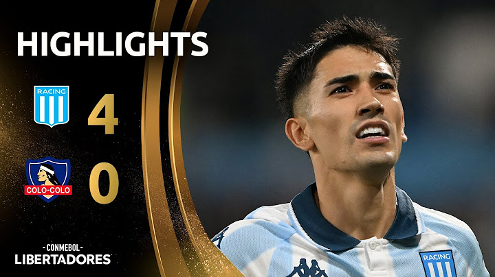 RACING X COLO-COLO  | MELHORES MOMENTOS | CONMEBOL LIBERTADORES 2025