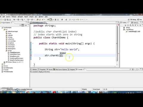 How to get the character in a String in java?