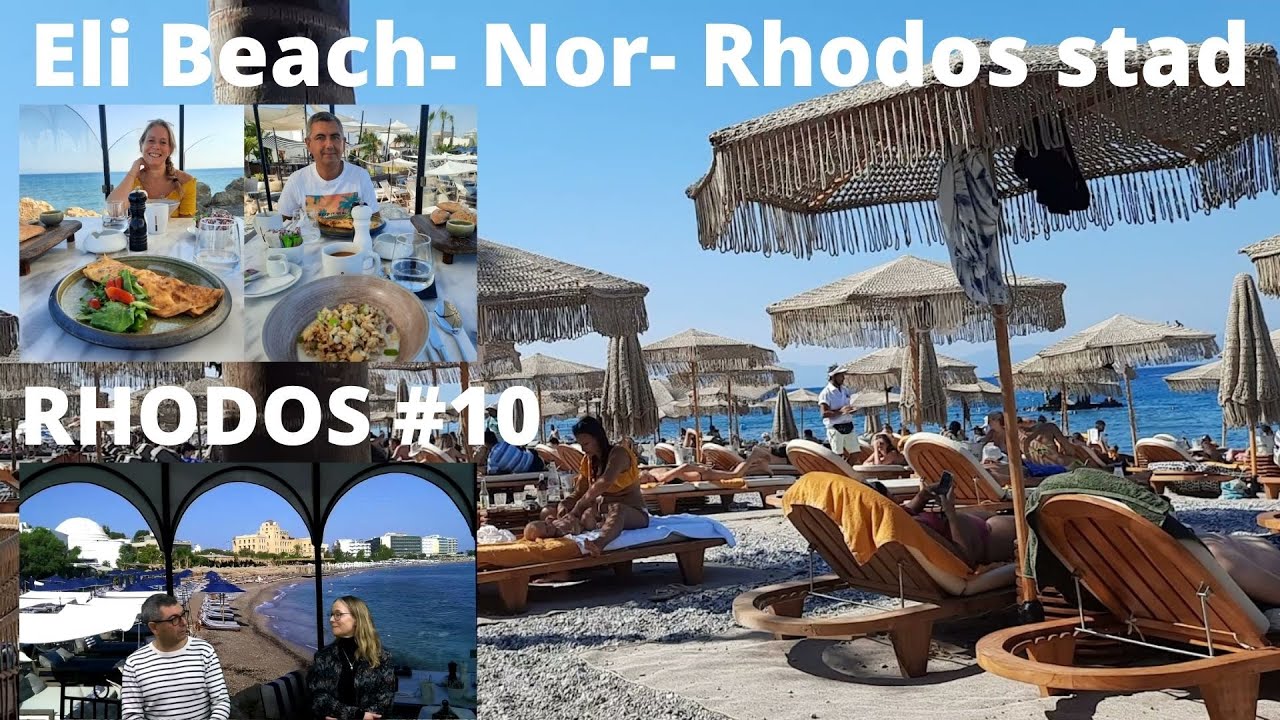 Elli beach Rhodos Stad ! Upptäck Rhodos med oss #10 - YouTube