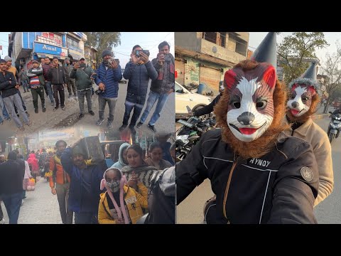 Reactions of People in my city on my Super Bike 🥰 || Lohri Special