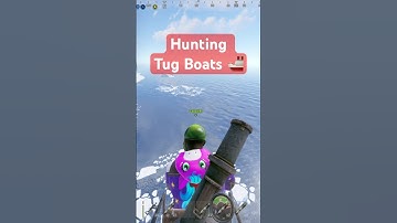 Rust - hunting OP tugs 4 fun 🚢⚓️ #rust #shorts #short #rustshorts