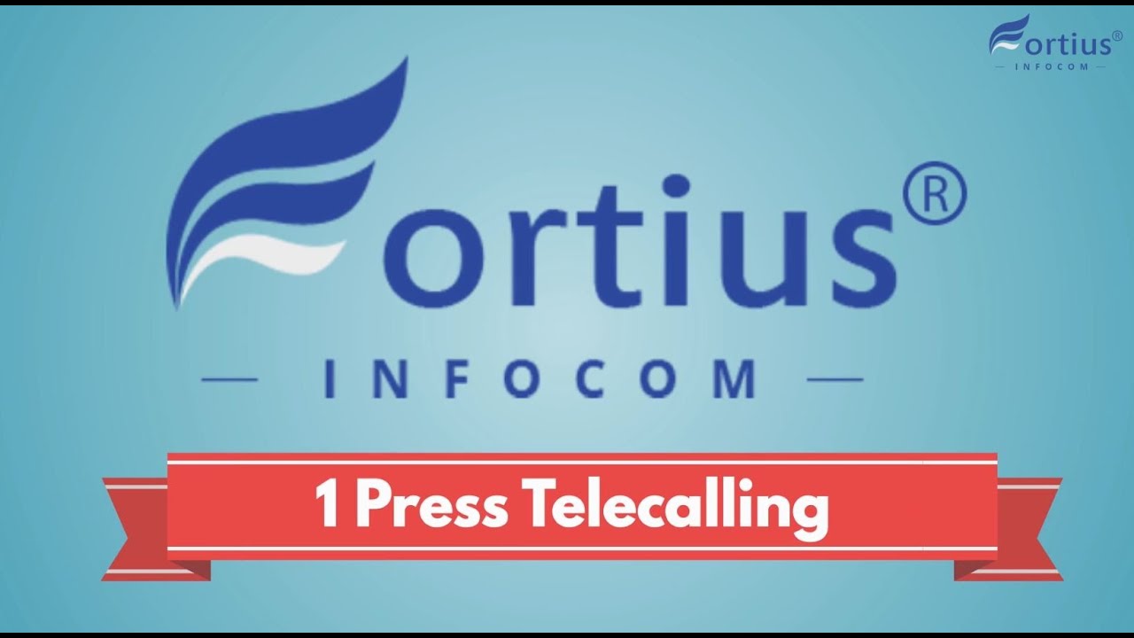 Easily Generate Cold Leads With 1 Press Telecalling || Fortius Infocom