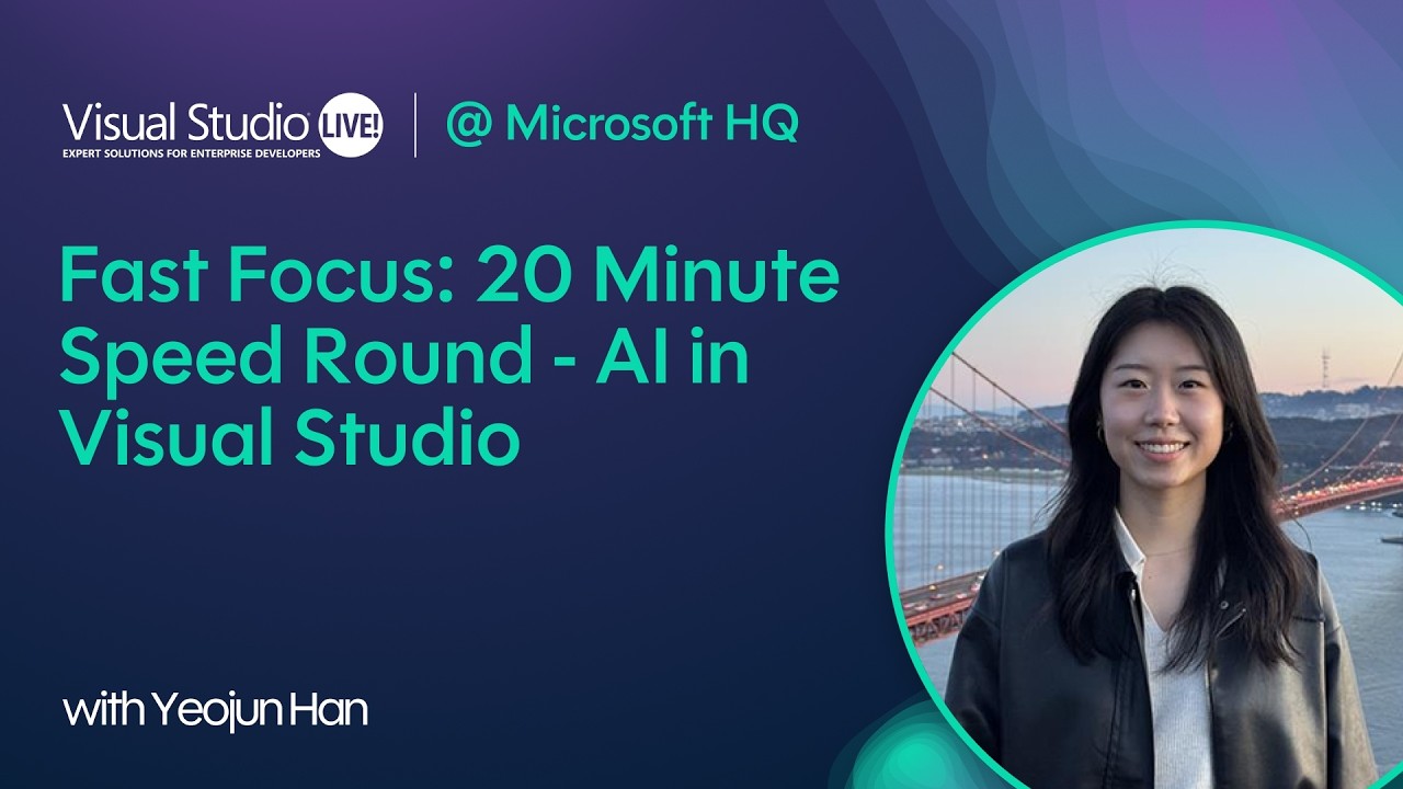Thumbnail for Fast Focus: 20 Minute Speed Round - AI in Visual Studio