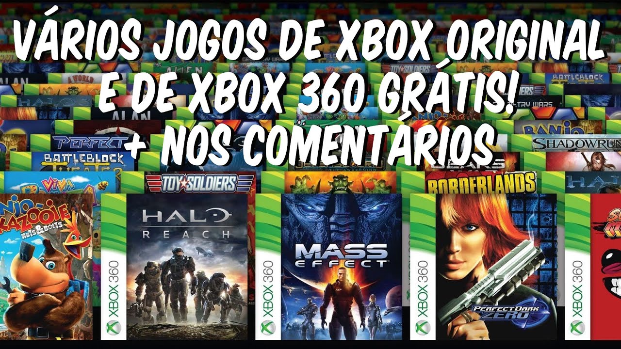 Vários jogos grátis para Xbox 360 e Xbox One! 