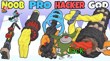 Hot Game 🔥 | Knit Gun Run 🔫 - Noob vs Pro vs Hacker vs God | PikaHacker