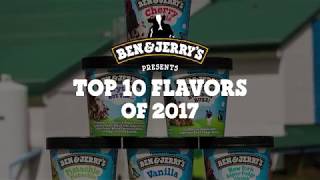 Top 10 Ice Cream Flavors of 2017 | Ben \& Jerry's