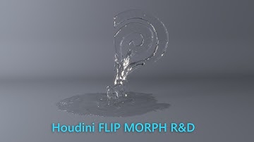 Houdini FLIP FLUID | LIQUID MORPHING